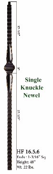 HF16.5.4 Single Twist Newel